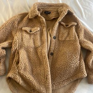 Never worn fluffy jacket